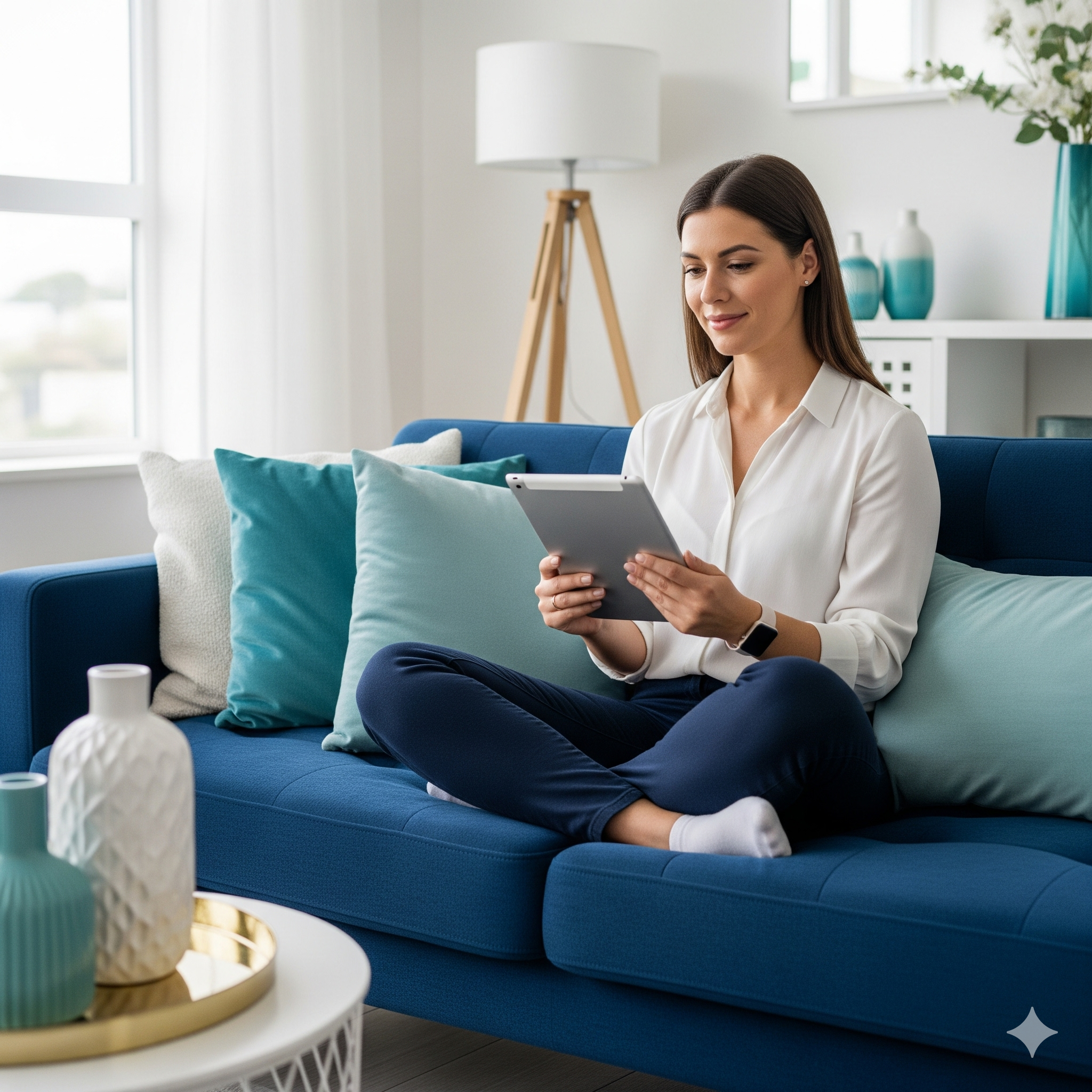 Rental bonds online nsw strata landlords Landlord lodging a rental bond on a tablet at home